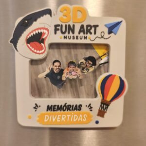 Íman de frigorífico 3D Fun Art